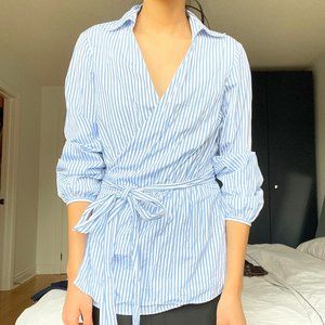 Striped Cotton Blouse